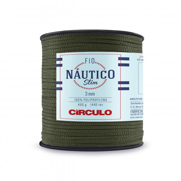 FIO NAUTICO SLIM 3MM - COR 5368 MILITAR